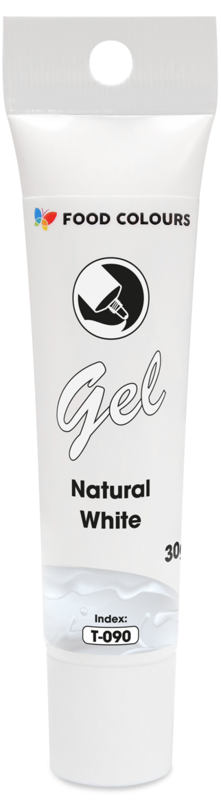 Dabīgi balta želejveida krāsviela tūbiņā 30g